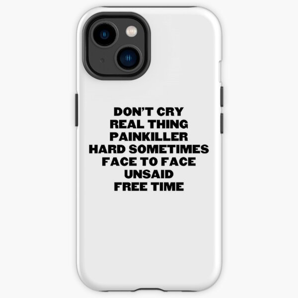 Ruel Free Time list iPhone Tough Case RB1608 product Offical ruel Merch