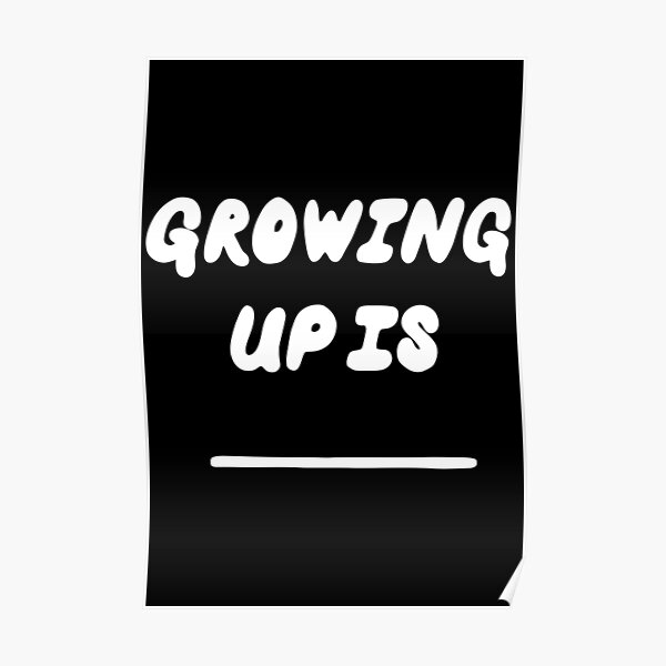Ruel Merch Growing Up Is Poster RB1608 product Offical ruel Merch