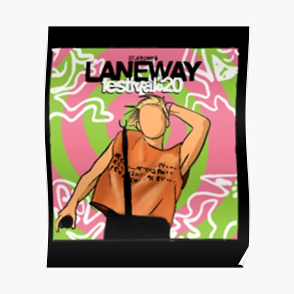 RUEL laneway festival 2020 Melbourne    Poster RB1608 product Offical ruel Merch