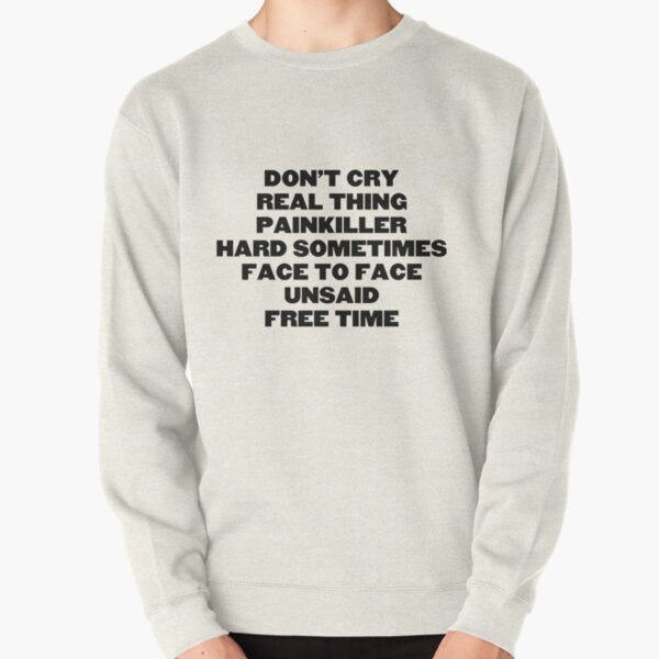 Ruel Free Time list Pullover Sweatshirt RB1608 product Offical ruel Merch