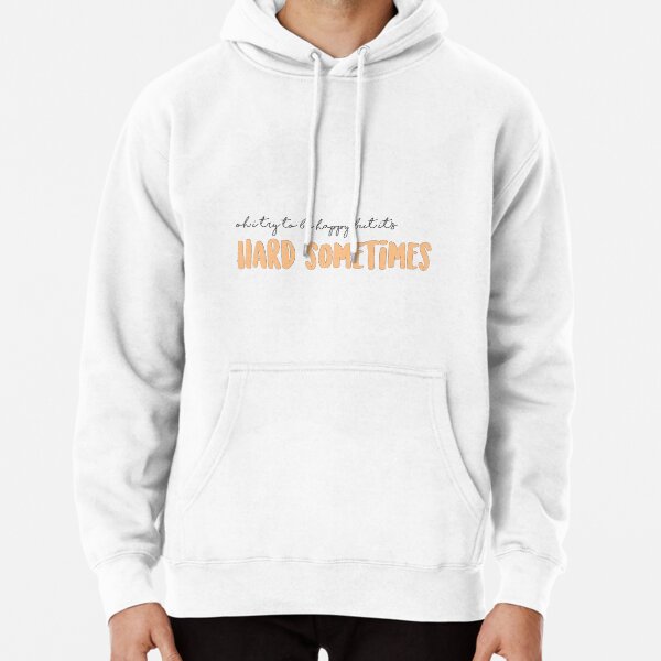 ruel hard sometimes sticker Pullover Hoodie RB1608 product Offical ruel Merch