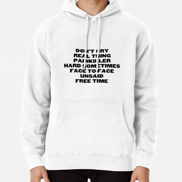 Ruel Free Time list Pullover Hoodie RB1608 product Offical ruel Merch