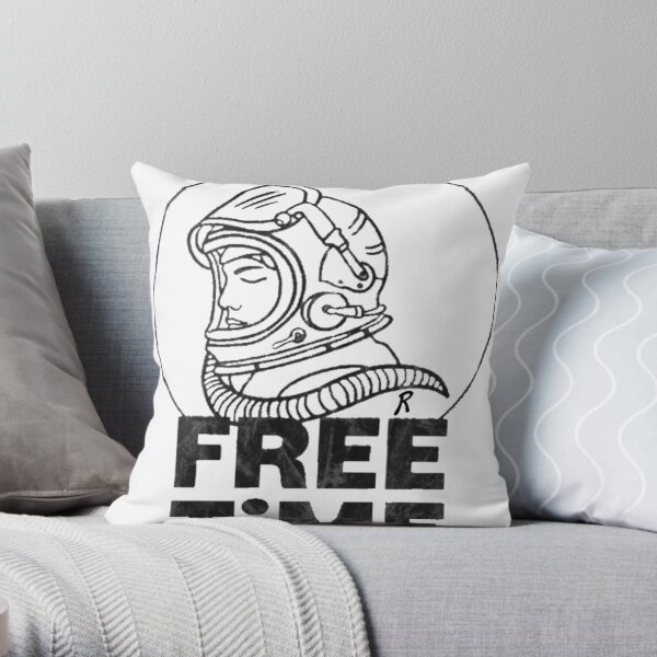 ruel free time logo Throw Pillow RB1608 product Offical ruel Merch
