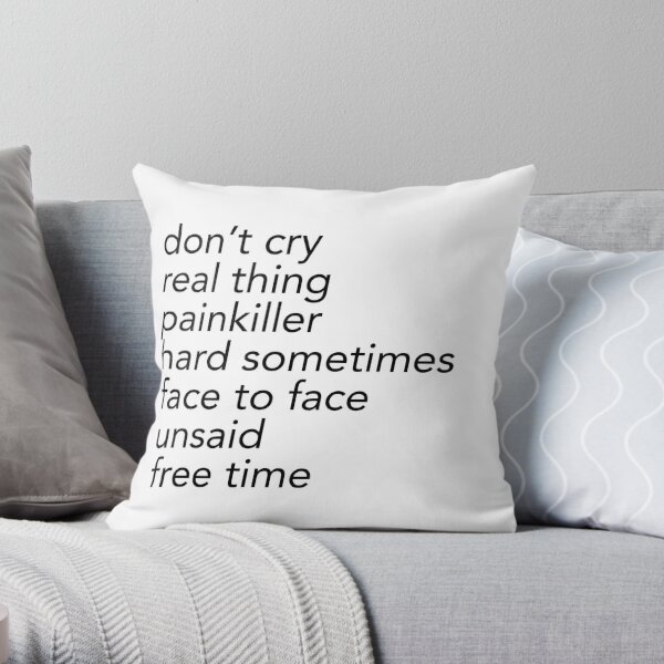 ruel free time ep  Throw Pillow RB1608 product Offical ruel Merch