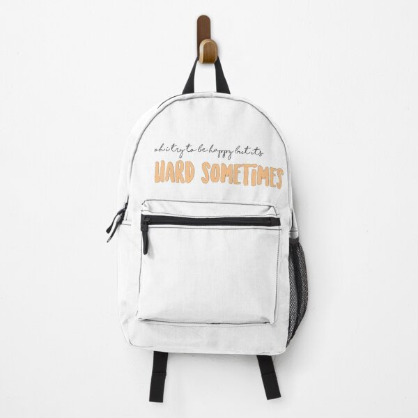 ruel hard sometimes sticker Backpack RB1608 product Offical ruel Merch