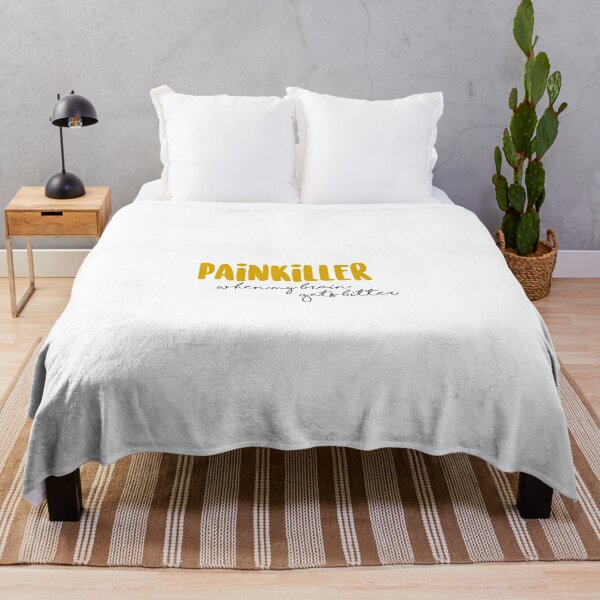 Ruel painkiller sticker Throw Blanket RB1608 product Offical ruel Merch