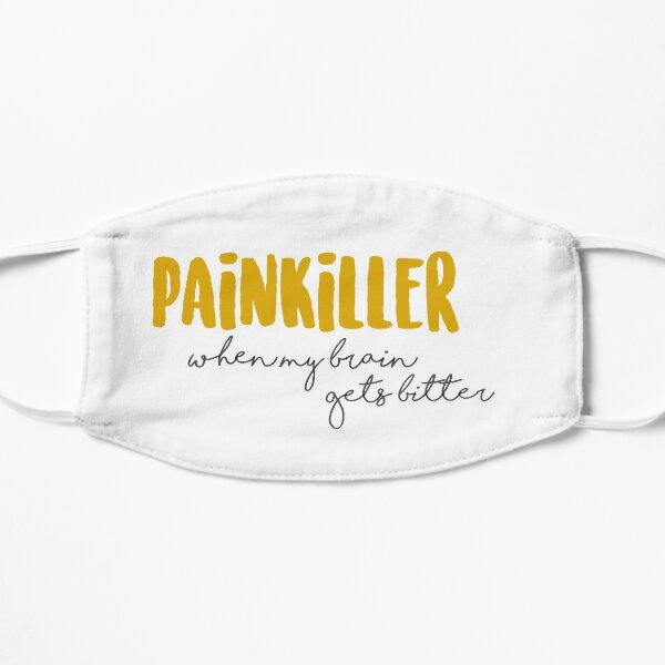 Ruel painkiller sticker Flat Mask RB1608 product Offical ruel Merch